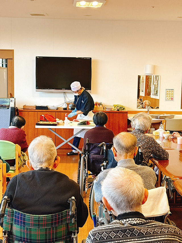 解体ショーと握り寿司03